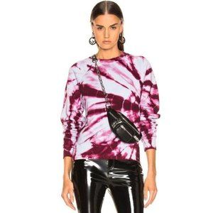 COPY - WOMENS PROENZA SCHOULER WHITE LABEL CREWNECK SWEATSHIRT BLUE & BURGUNDY …